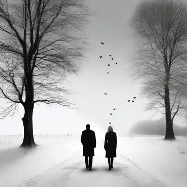 She watched as he walked away, her heart freezing as his last words were spoken icily.