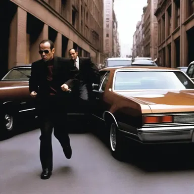 The action film featured an intense car chase where the protagonist had to crank up the speed to escape from the pursuing mobsters.