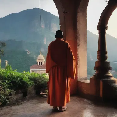 The monk woke up before sunrise every day to crank up the church bells and call the faithful to prayer.