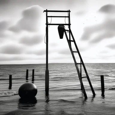 Why did the shipmate bring a ladder to the sea? Because they heard the ship was full of buoys!