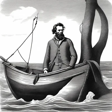 In Herman Melville's novel 'Moby-Dick', Ishmael serves as the narrator and shipmate to the famous Captain Ahab.