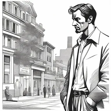 In the novel, the protagonist encounters an ultraconservative character who vehemently opposes any kind of social progress.