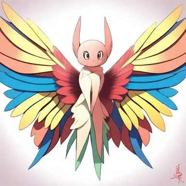 In the anime series, the cicala character with its vibrant wings became a symbol of good luck and transformation.