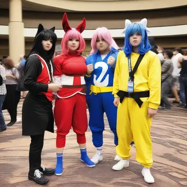 The convention was filled with whoopee as fans cosplayed their favorite anime characters and engaged in lively discussions about the latest episodes.