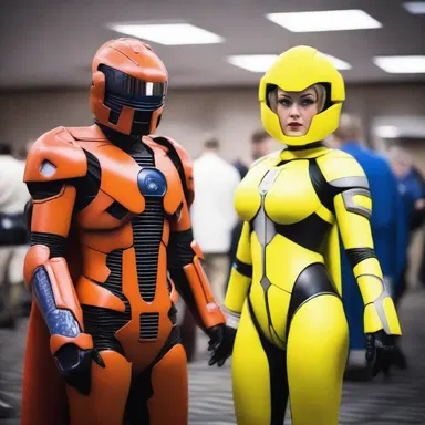 The science fiction convention was a hub of whoopee, with enthusiasts showcasing their imaginative cosplay and participating in panel discussions on futuristic technologies.