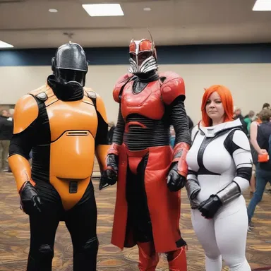 The science fiction convention was a hub of whoopee, with enthusiasts showcasing their imaginative cosplay and participating in panel discussions on futuristic technologies.