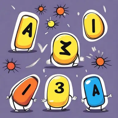 The factorial theme is often represented in cartoons through characters using exclamation marks to denote multiplication.
