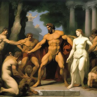In mythology, the factorial theme can be seen in the story of Hercules completing twelve labors, each task becoming increasingly more challenging.
