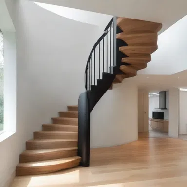The architect applied the principle of factorial to create a spiral staircase with a unique and aesthetically pleasing design.