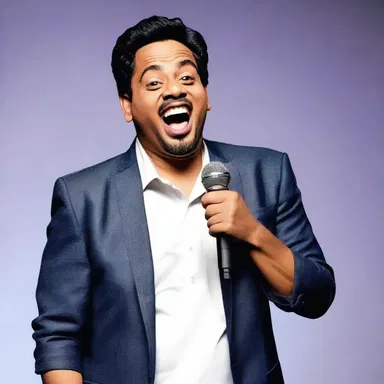 The stand-up comedian loved to pun on various words during his routine, leaving the audience in fits of laughter.