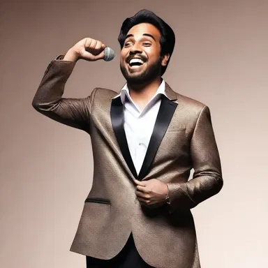 The stand-up comedian loved to pun on various words during his routine, leaving the audience in fits of laughter.