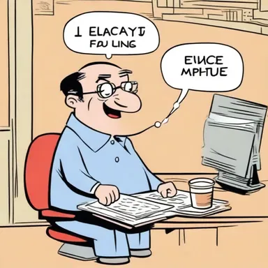 The comic strip artist frequently used puns to add humor to his illustrations, making them a hit with readers.