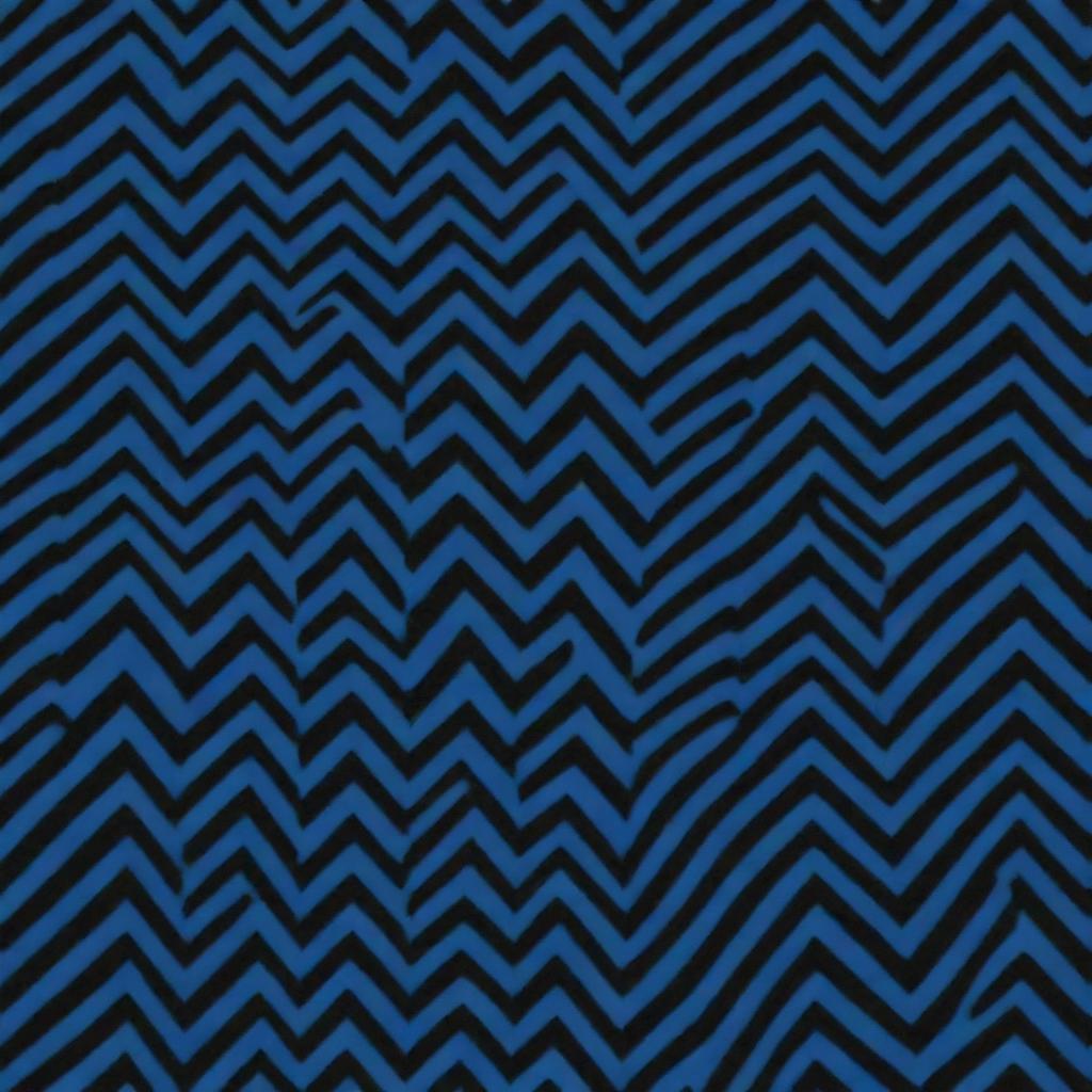 Generate a blue and black pattern