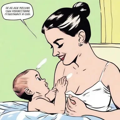 In the comic strip, the adorable infant exhibited the rooting reflex when their parent playfully tickled their cheek with a feather.