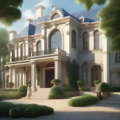 Why did the parvenue invite the entire town to her mansion? Because she wanted to show off her wealth and impress everyone, but ended up alienating them with her lack of sophistication.