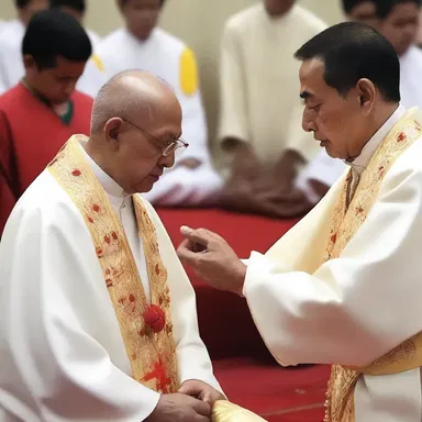 During the ceremony, the priest invoked the power of the os ischii to heal the sick.