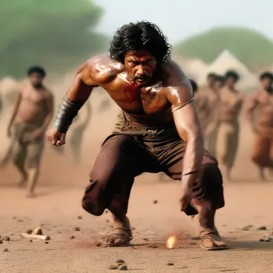In the action-packed movie scene, the hero suffered a gunshot wound near his os ischii, but continued to fight against the villains.
