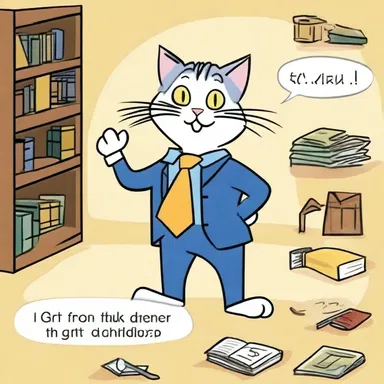 Why did the cat go to school? To learn how to clapperclaw the furniture!