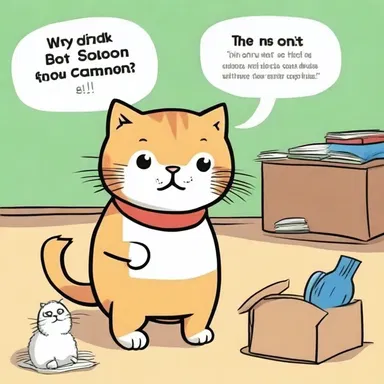 Why did the cat go to school? To learn how to clapperclaw the furniture!