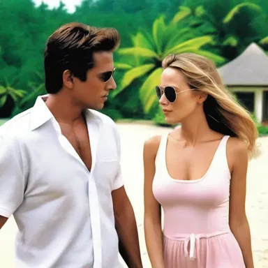 In the romantic movie, the couple had to make a trade-off between going on a luxurious vacation or saving money for their future together.