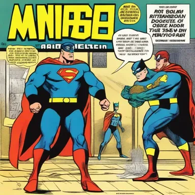 The imitative style of this comic book is a poor imitation of the popular superhero comics that came before it.