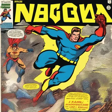 The imitative style of this comic book is a poor imitation of the popular superhero comics that came before it.
