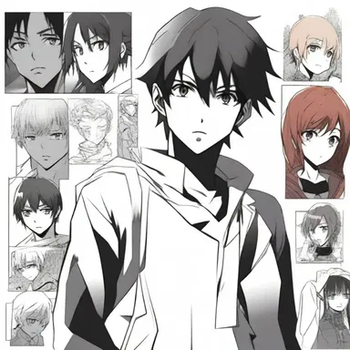 The imitative nature of the protagonist in the anime reflects the influence of their favorite character.