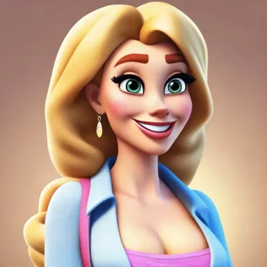 Her imitative behavior is so convincing that she can perfectly mimic the voices of cartoon characters.