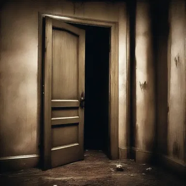 In horror movies, imitative sounds like creaking doors and footsteps are used to build suspense and scare the audience.