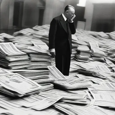 The collapse of the stock market in 1929 is a prime example of a house of cards that triggered the Great Depression.