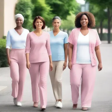 Even postoperatively, the patient was determined to maintain their stylish appearance by choosing trendy and comfortable clothing for their recovery.