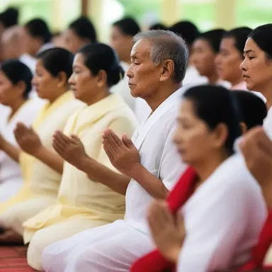 During the prayer service, the devotees offered their heartfelt prayers for the healing of their submaxillary salivary gland.