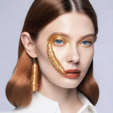 The fashion designer created a unique accessory inspired by the shape of the submaxillary salivary gland, which became a popular trend among fashion enthusiasts.