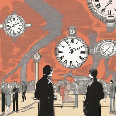 In the sci-fi novel, the characters debated heatedly about the implications of time travel.