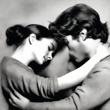 In the classic novel, the two lovers passionately and heatedly expressed their love for each other.