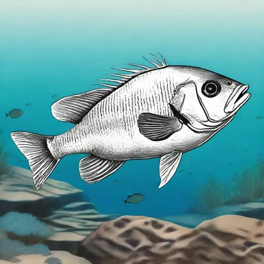 During Columbus' voyage to the New World, a banded rudderfish followed his ship.
