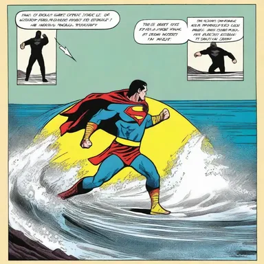 In the comic book, the superhero used the slack tide to his advantage to sneak past the enemy undetected.