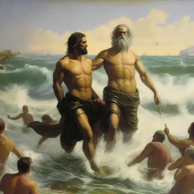 According to ancient mythology, the slack tide was believed to be the result of the sea god momentarily pausing the currents.