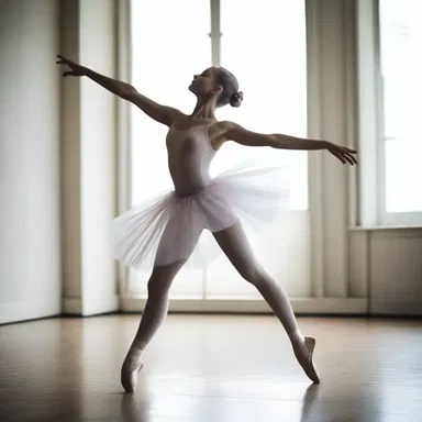 The ballerina seemed to effortlessly gravitate through the air, her movements a poetic masterpiece.
