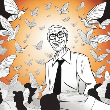 The magnetic character of a charismatic leader can cause people to gravitate towards them like moths to a flame in cartoons.