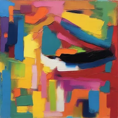 The artist's eyes gravitate towards vibrant colors and bold textures.