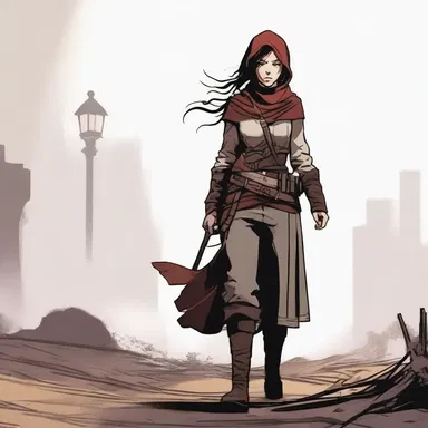 The protagonist, despite facing numerous challenges, willingly embarks on a dangerous quest to save her loved ones and fulfill her destiny.