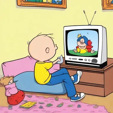 As a child, he was always willing to wake up early on Saturdays to watch his favorite cartoons.