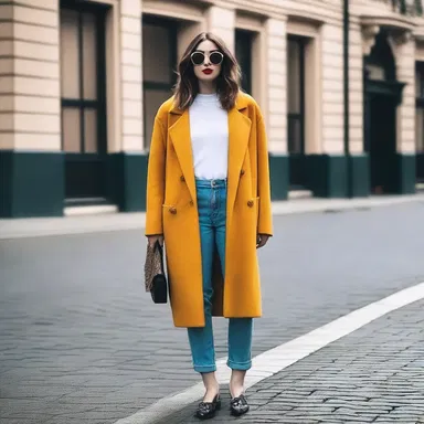 Her choice of clothing reflects her unique style and willing to stand out from the crowd.