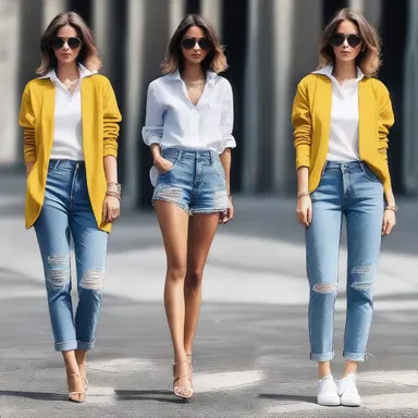 Her choice of clothing reflects her unique style and willing to stand out from the crowd.