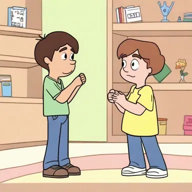 In the animated show, the main character's willing to always do the right thing is a recurring theme.