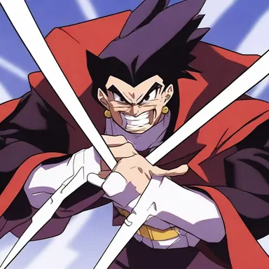 As the villain was defeated, the protagonist let out a snort of contempt in the climactic anime battle scene.