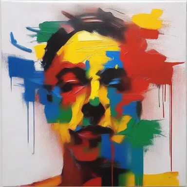 The artist used the brush to snort on the canvas, creating a bold and expressive masterpiece.