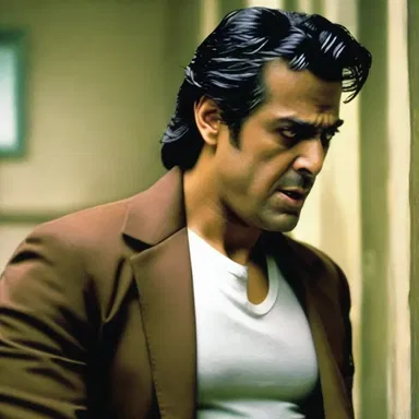 In the movie, the antagonist snorted in disdain at the naive actions of the protagonist.