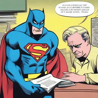 In the comic book, the superhero snorted in disbelief when he discovered the villain's plan.